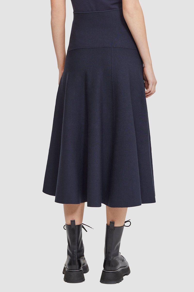 Tech Milano Flare Skirt -blue #1 Tech Milano Flare Skirt , null- 3