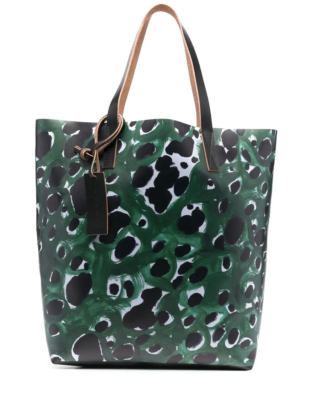 

Marni tote con estampado abstracto - Negro