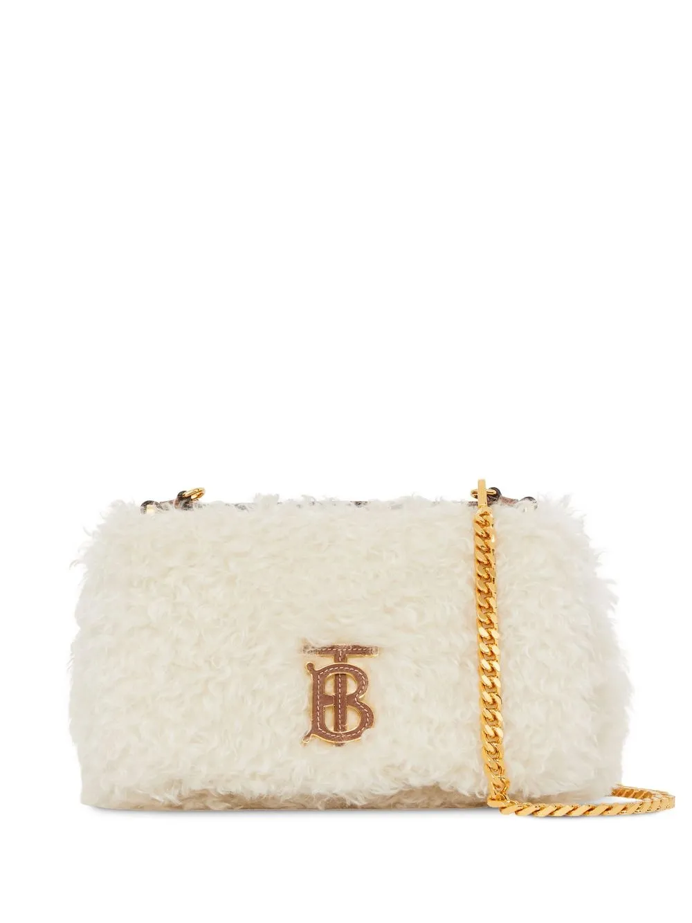 Burberry Crossbodytas van mohairmix Wit