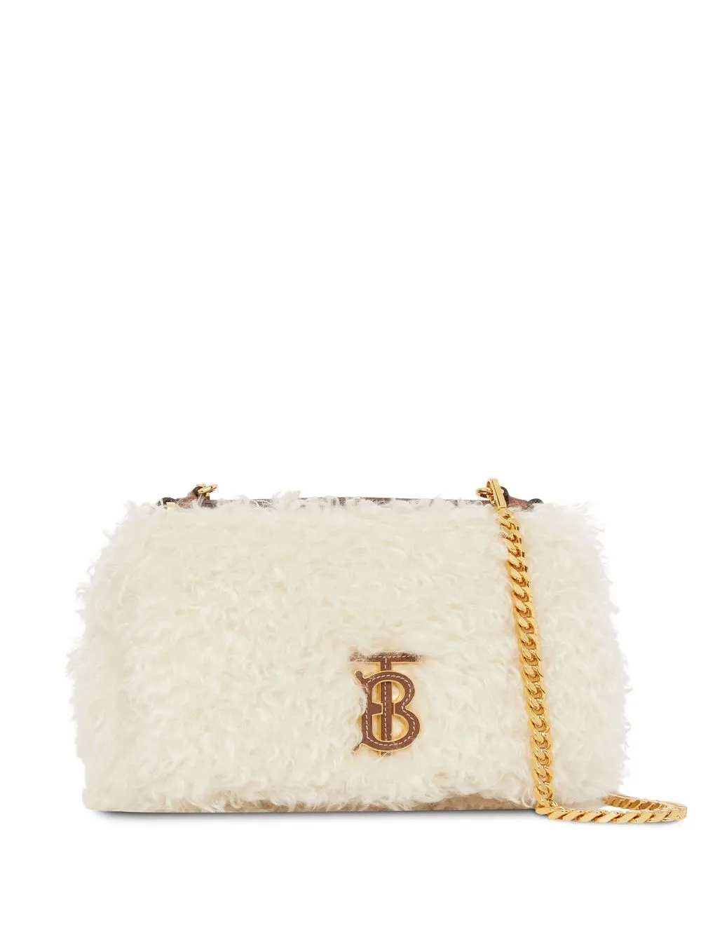 Burberry Crossbodytas van mohairmix Wit