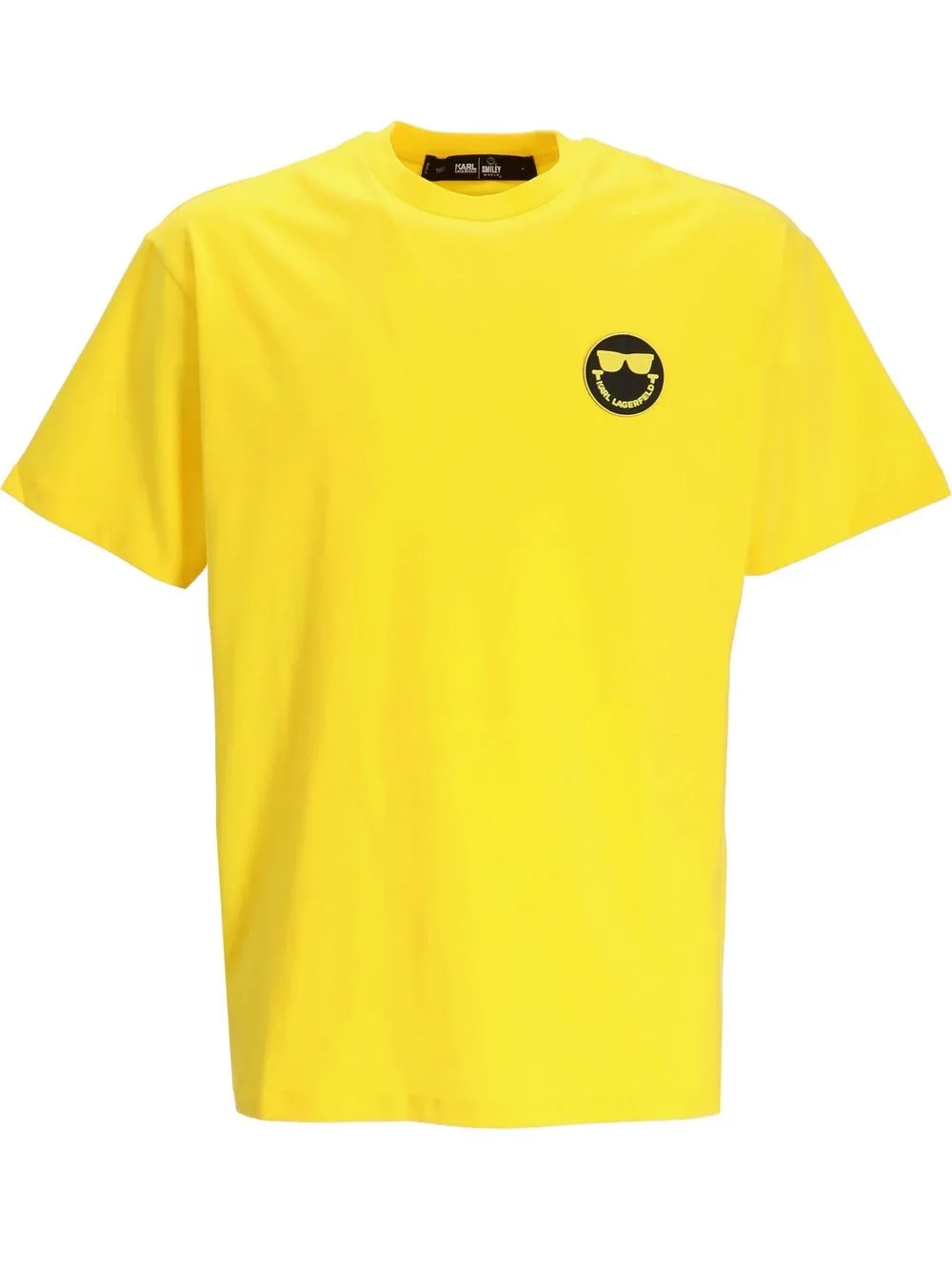 

Karl Lagerfeld graphic-logo patch T-Shirt - Yellow