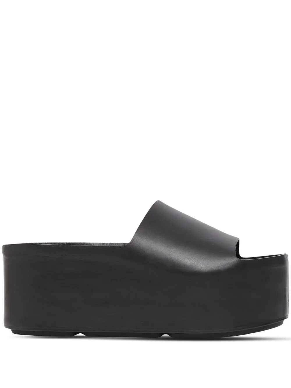 

Burberry sandalias con plataforma - Negro