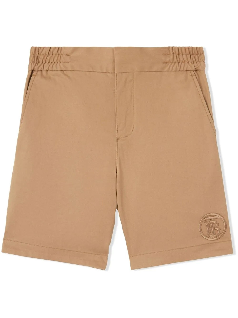 

Burberry Kids logo-embroidered chino shorts - Neutrals