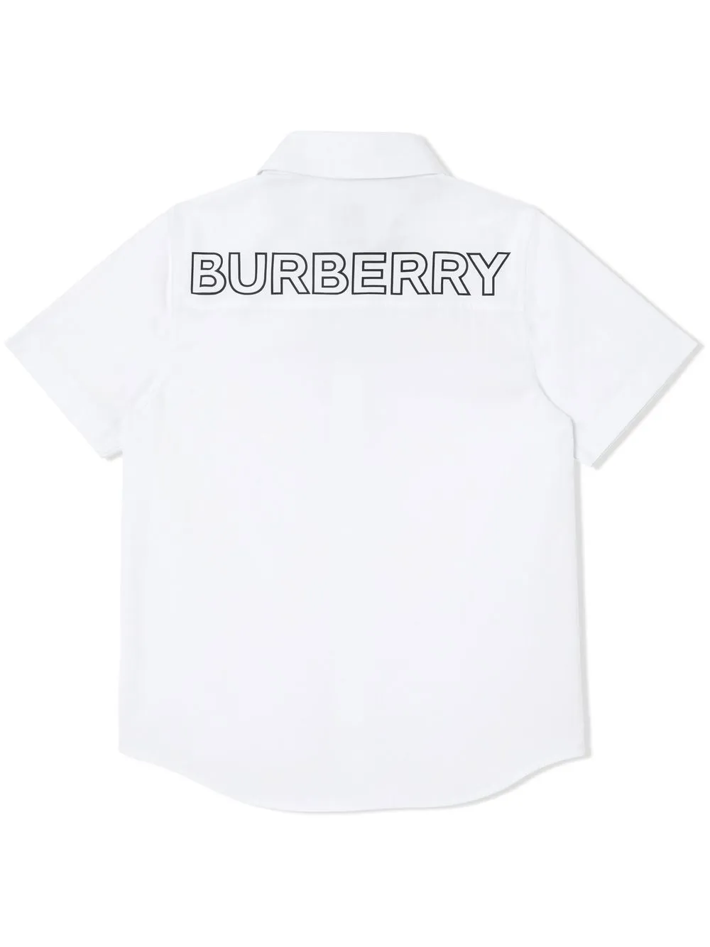 Burberry Kids Shirt met logoprint - Wit