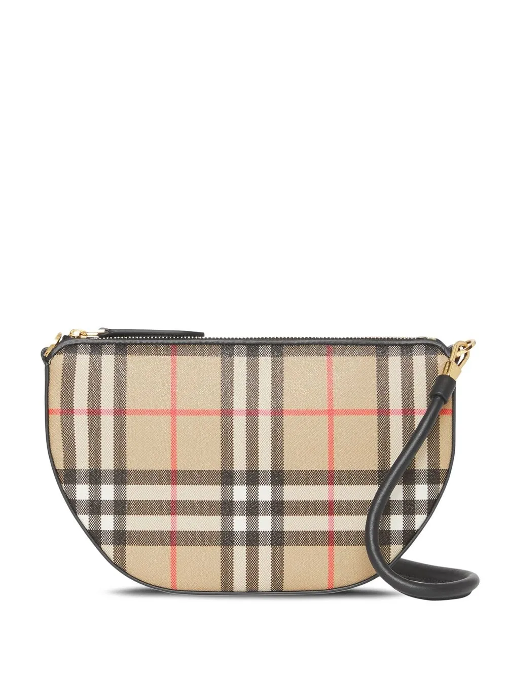 

Burberry bolsa de hombro Olympia Vintage Check mini - Marrón