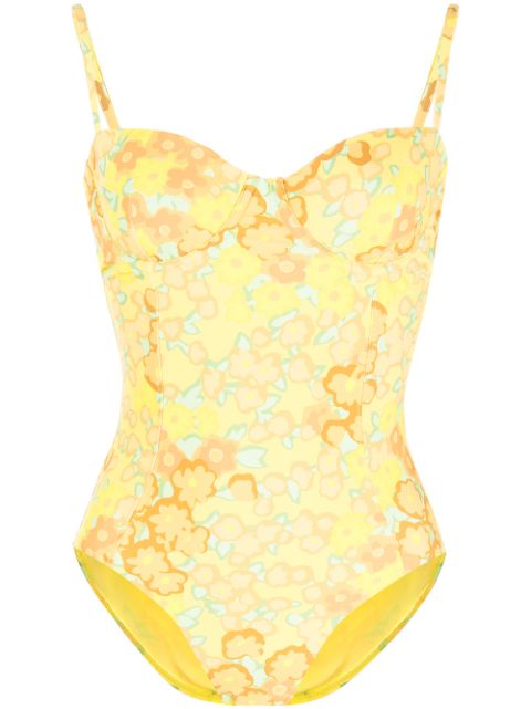 Tory Burch floral print swimsuit Women