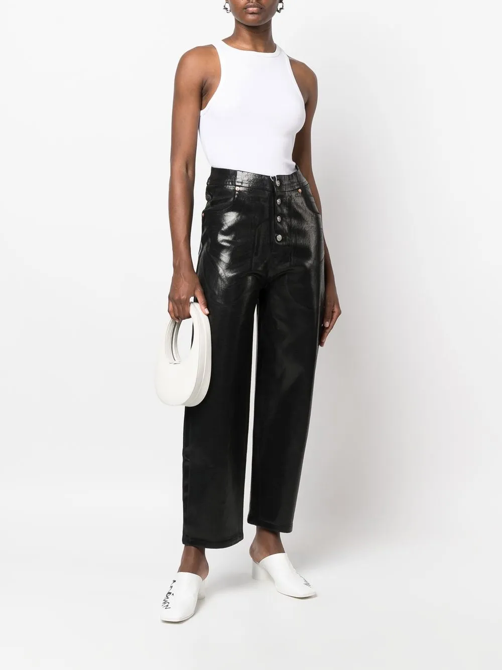 MM6 Maison Margiela Skinny jeans - Zwart