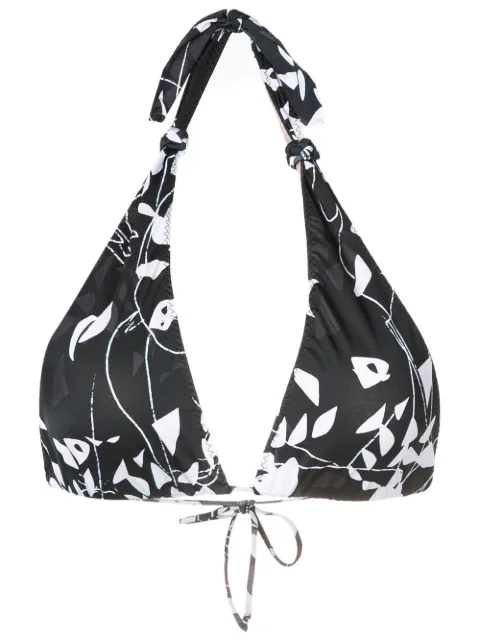 Clube Bossa halterneck abstract-pattern bikini-top