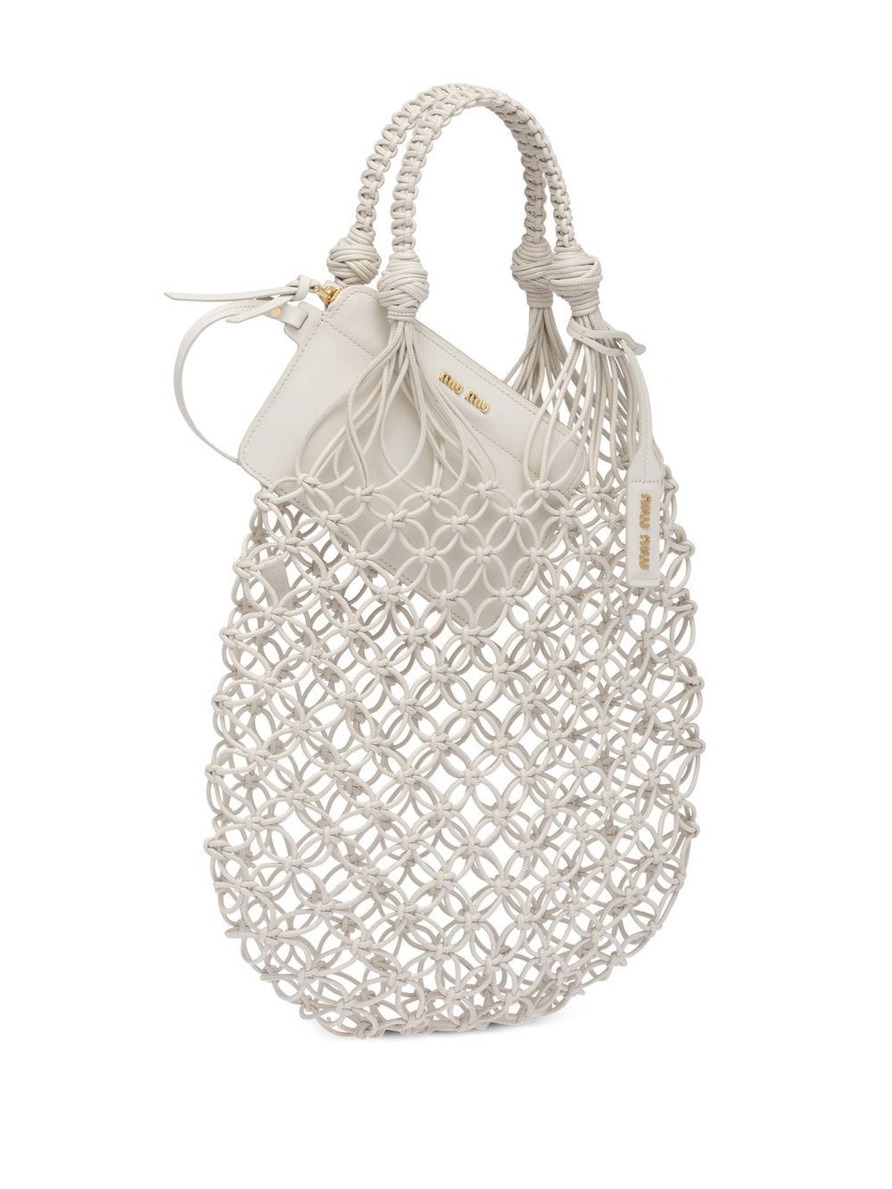 Miu Miu Woven Nappa Leather Tote Bag - Farfetch