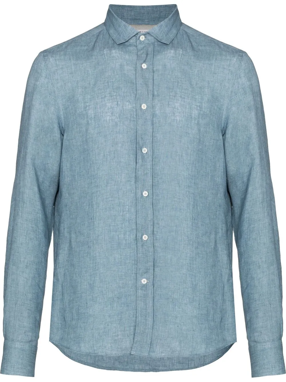 

Brunello Cucinelli classic collar buttoned shirtr - Blue