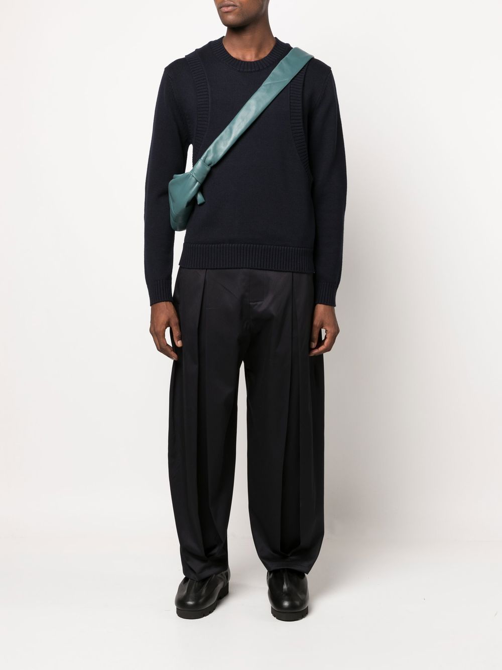 SAGE NATION box-pleat wide-leg Trousers - Farfetch