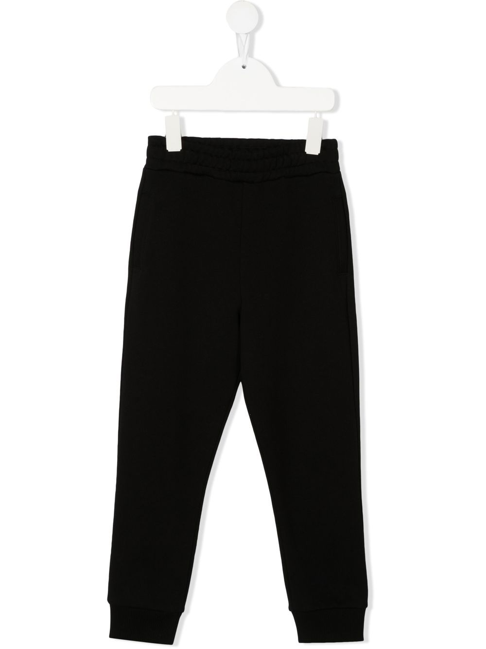 Balmain Kids gold-tone logo track pants - Black