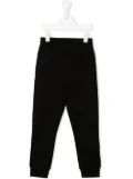 Balmain Kids logo-lettering track pants - Black