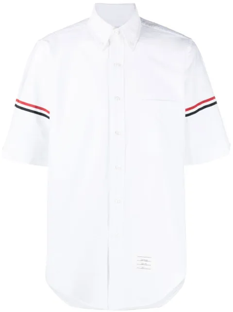 Thom Browne RWB stripe polo shirt