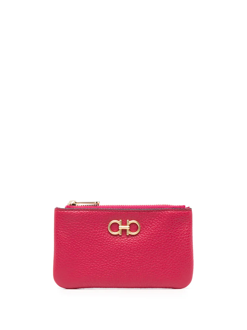 

Salvatore Ferragamo Gancini charm keychain - Pink