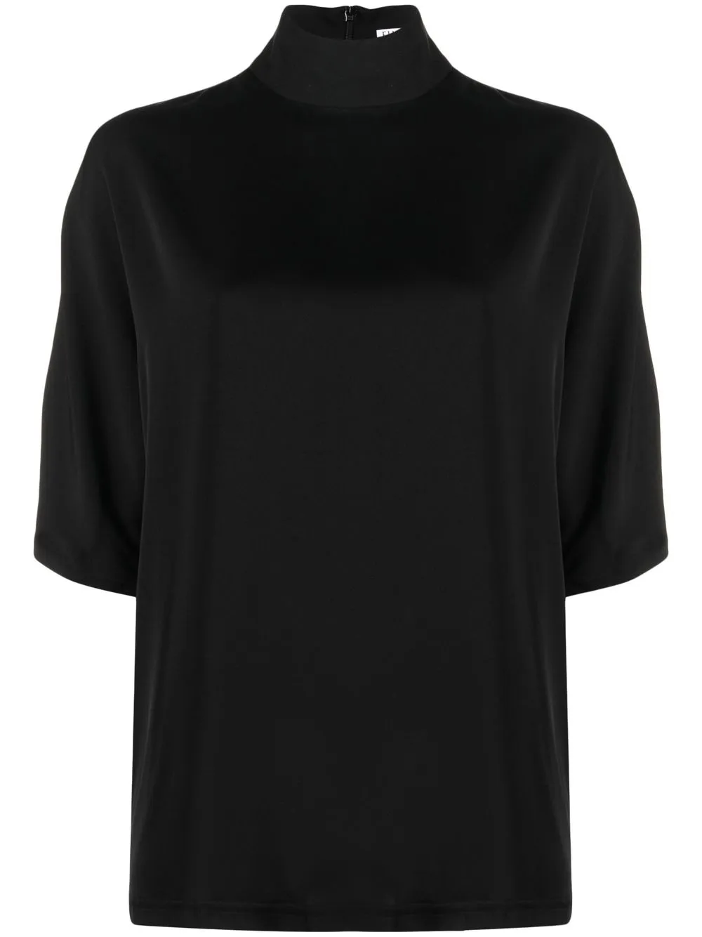 

Filippa K Alice short-sleeve satin blouse - Black