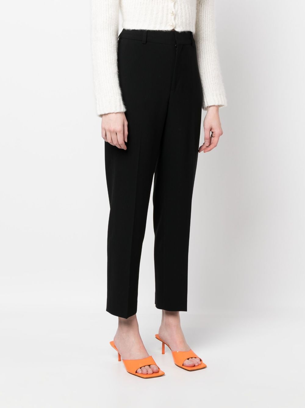 Shop Filippa K Nica Straight Trousers In Schwarz