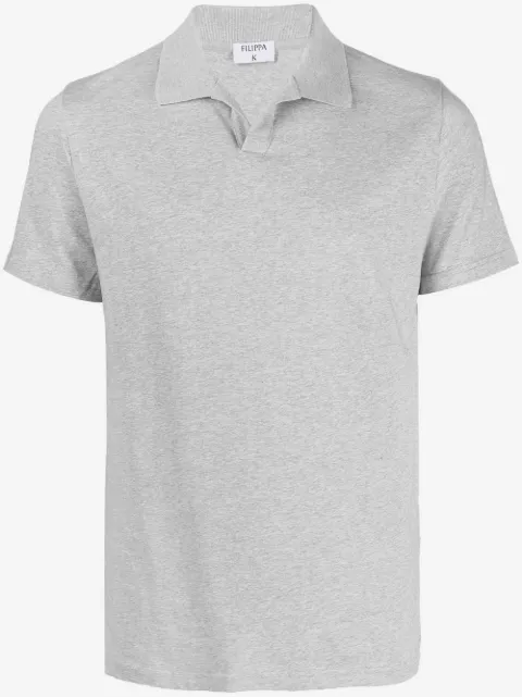 Filippa K playera tipo polo de tejido fino