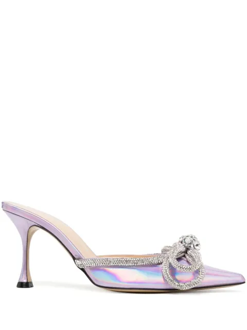 MACH & MACH mules à détail de nœud 90 mm