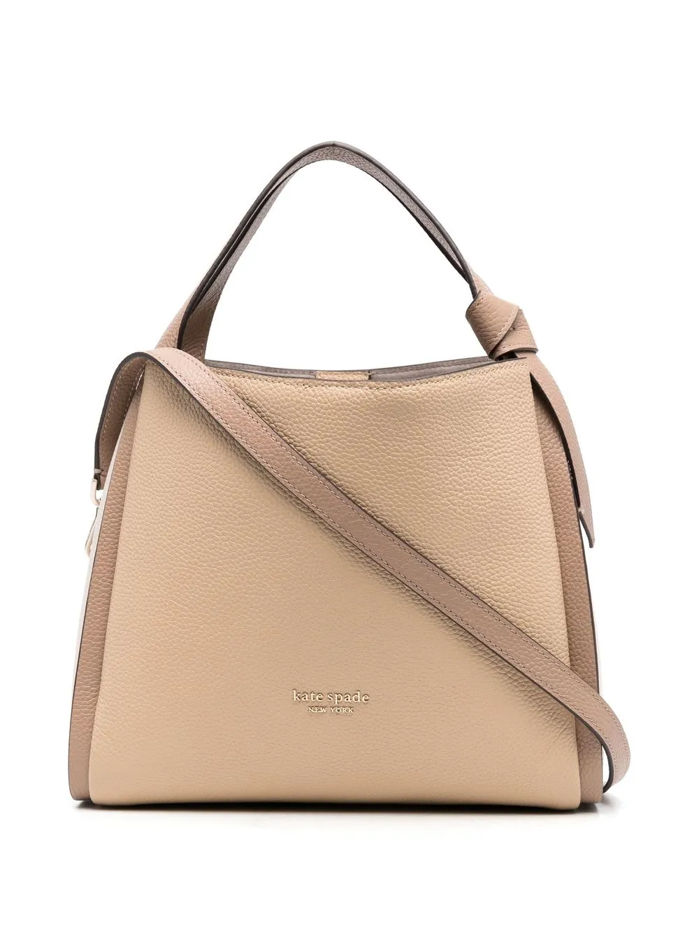 

Kate Spade tote con ribete a panales - Neutro