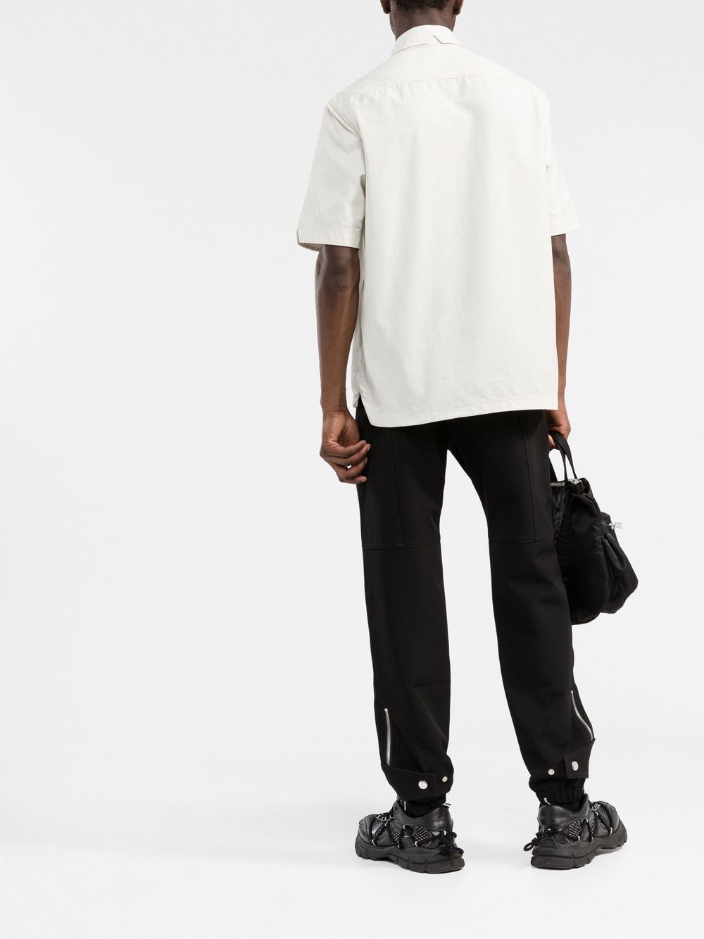 Shop A-cold-wall* Typeset Polo Shirt In Neutrals