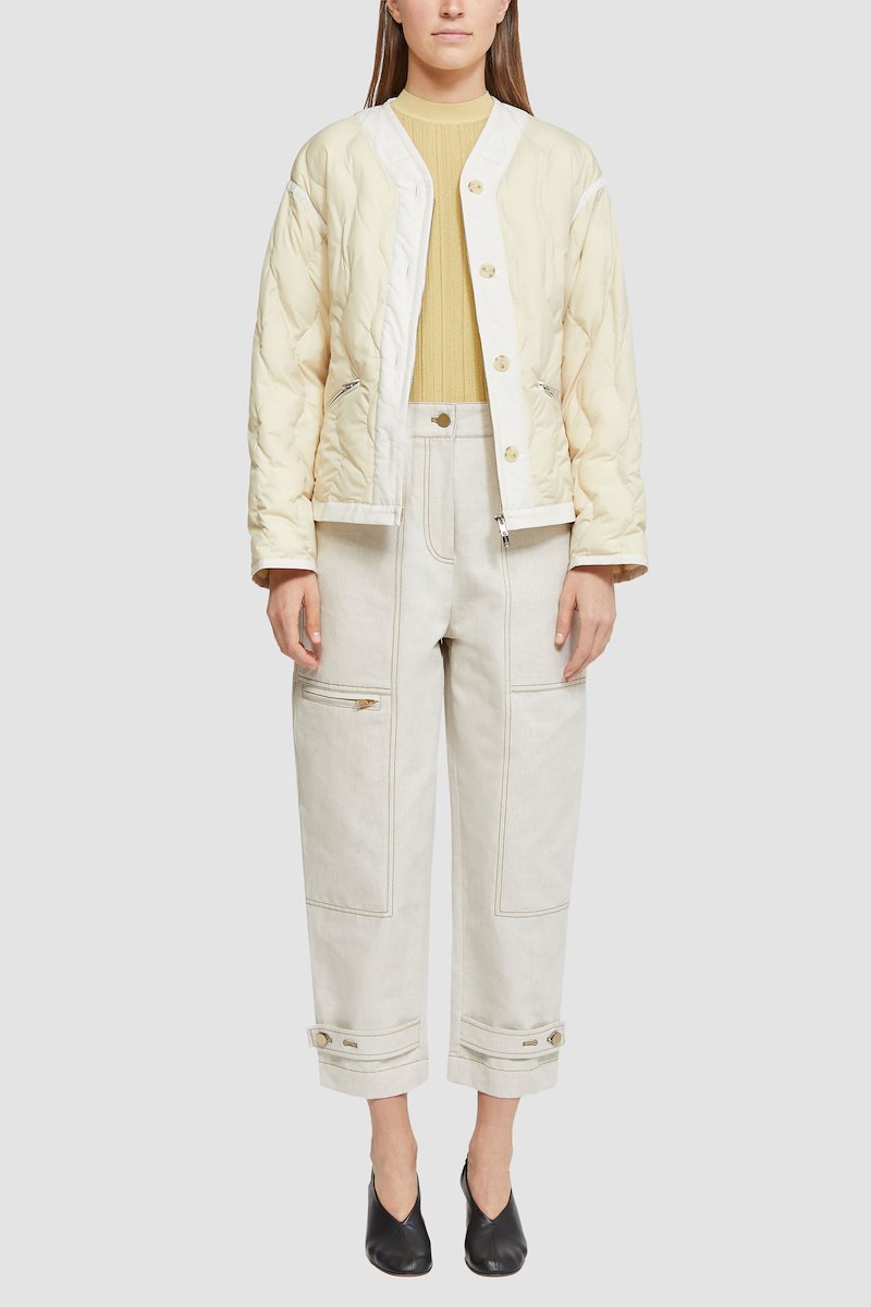 Recycled Polyester Quilted Puffer Jacket-neutrals #0 Recycled Polyester Quilted Puffer Jacket, null- 2