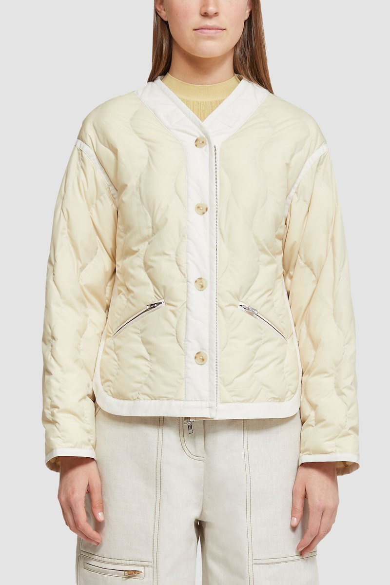 Recycled Polyester Quilted Puffer Jacket-neutrals #1 Recycled Polyester Quilted Puffer Jacket, null- 3