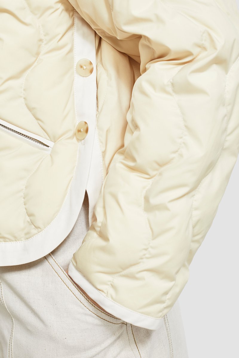 Recycled Polyester Quilted Puffer Jacket-neutrals #1 Recycled Polyester Quilted Puffer Jacket, null- 7