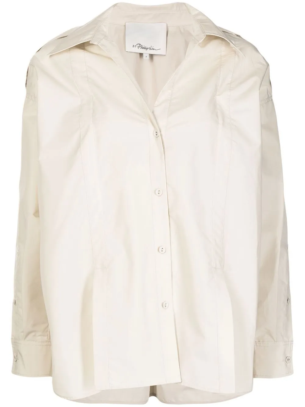 

3.1 Phillip Lim camisa manga larga - Blanco