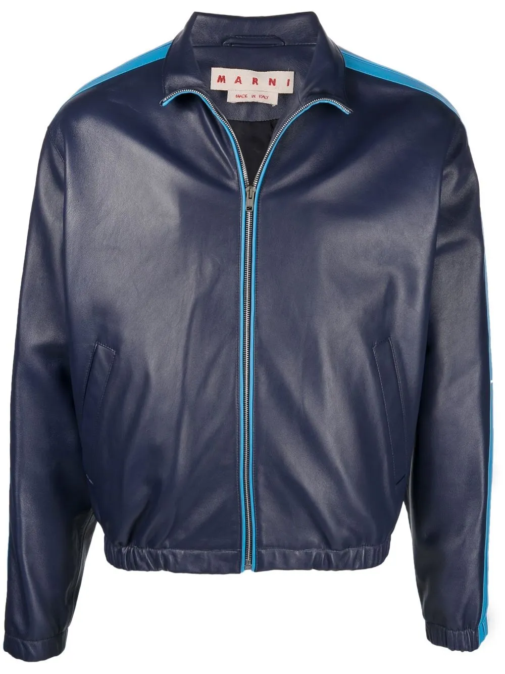 zipped bomber jacket