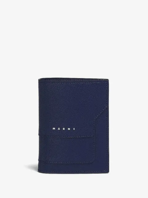 Marni logo-print leather wallet