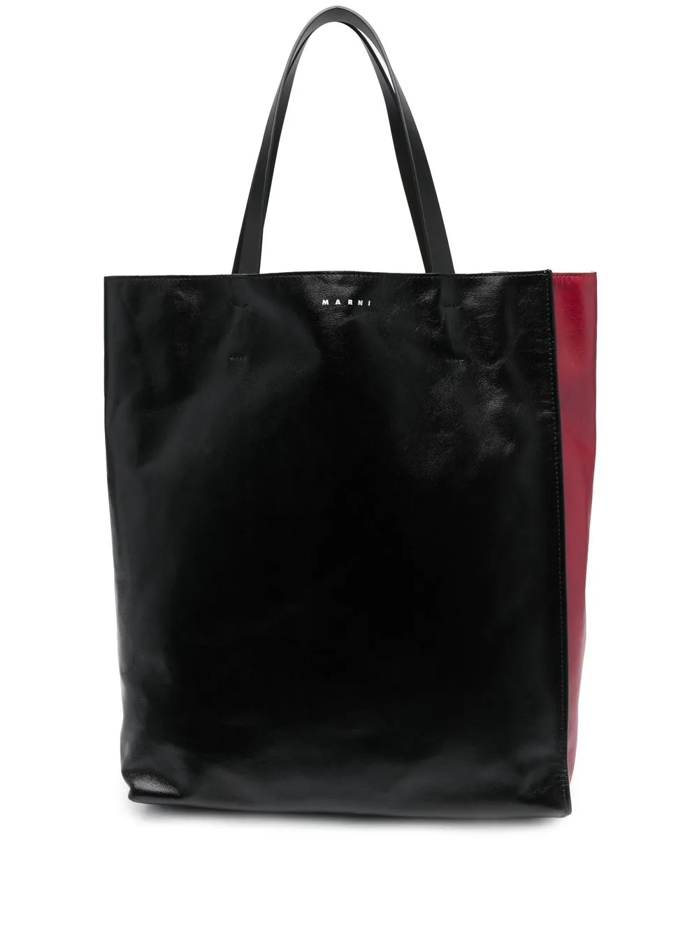 

Marni tote con logo estampado - Negro