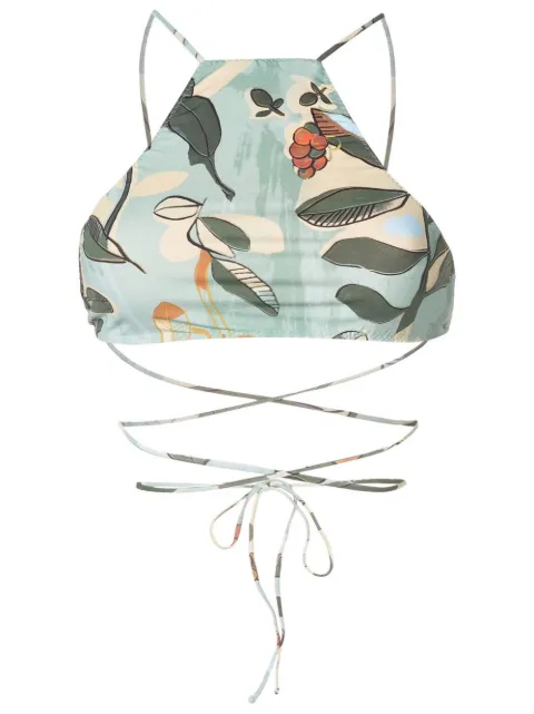 Clube Bossa top de bikini con estampado floral