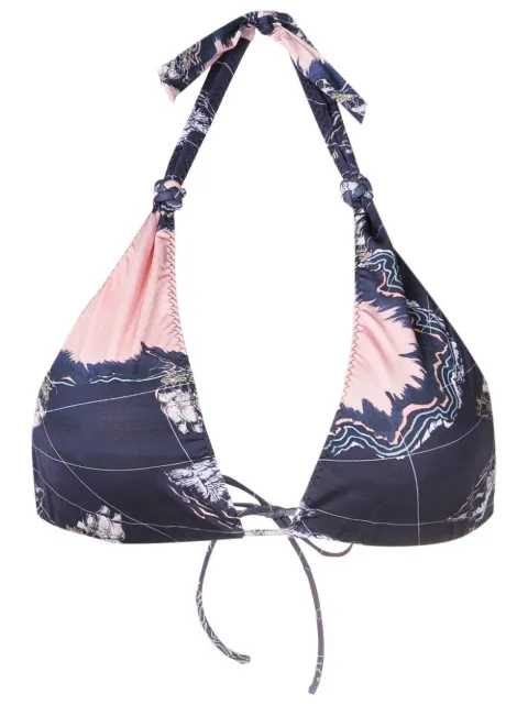 Clube Bossa embroidered bikini top