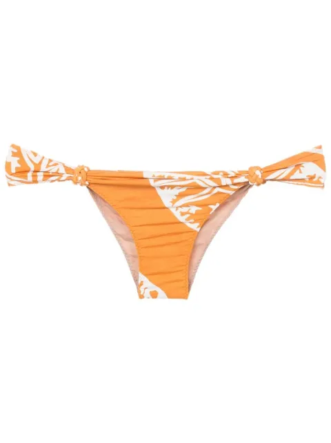 Clube Bossa bikini bottom con estampado gráfico