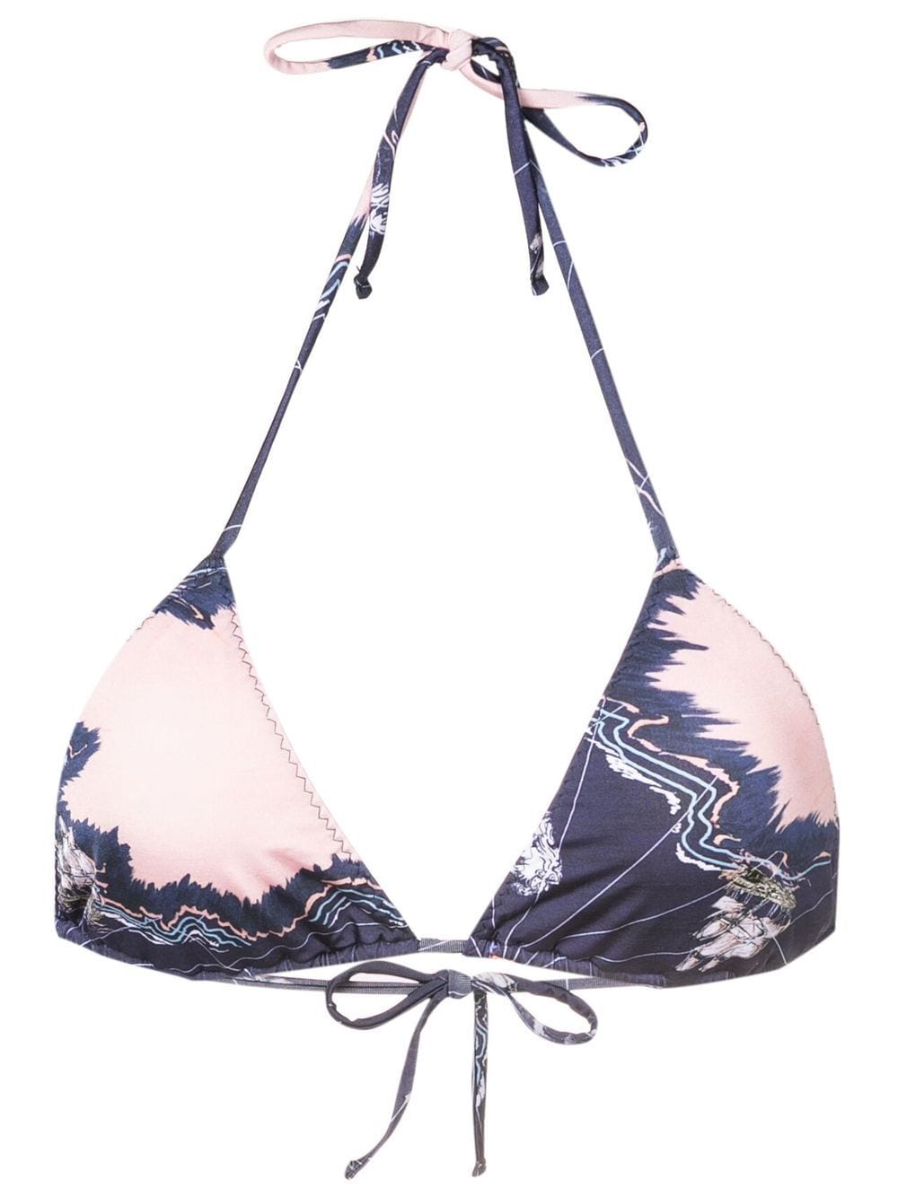 Image 1 of Clube Bossa abstract-pattern bikini-top