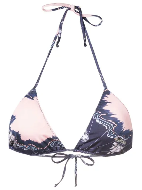 Clube Bossa abstract-pattern bikini-top