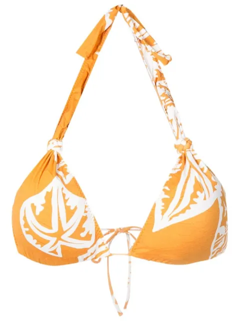 Clube Bossa graphic-print halterneck bikini top