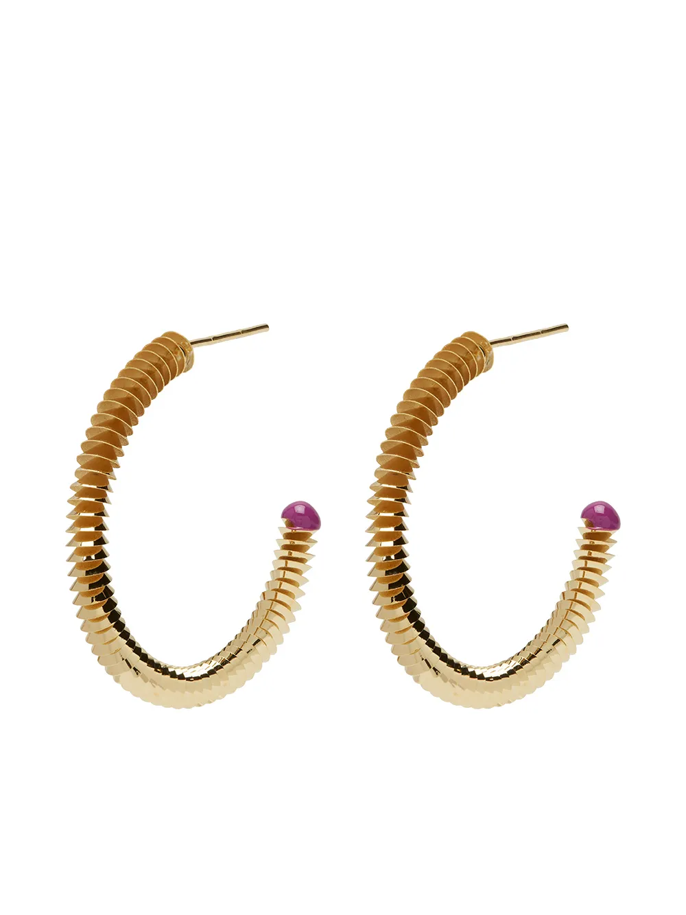 

SO-LE STUDIO small Loop hoop earrings - Gold