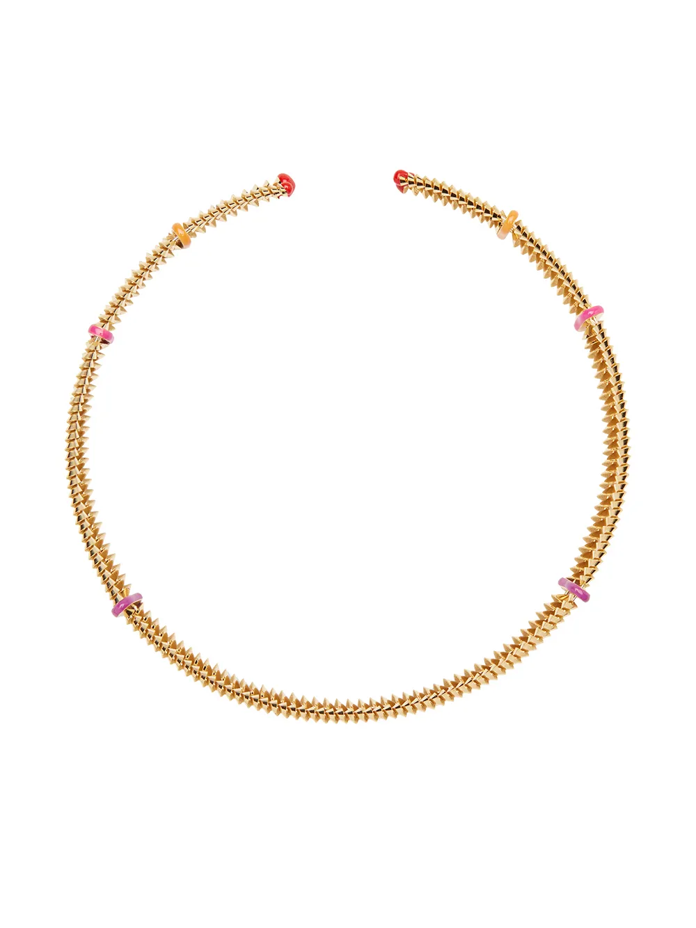 

SO-LE STUDIO Double gold-plated choker