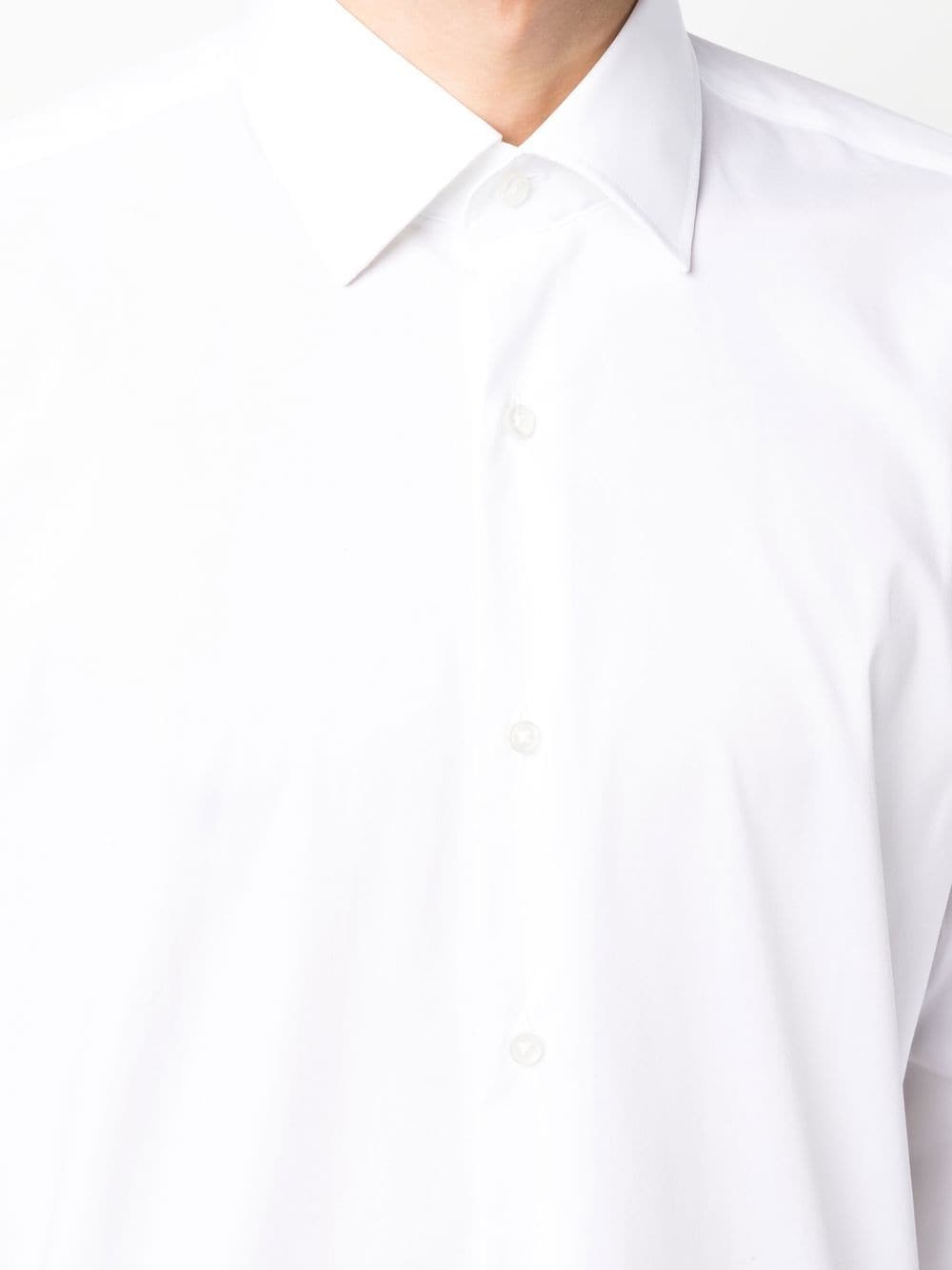 Shop Hugo Boss Kent Slim-fit Shirt In White