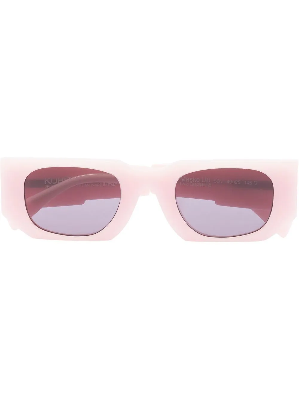 

Kuboraum U8 rectangle-frame sunglasses - Pink