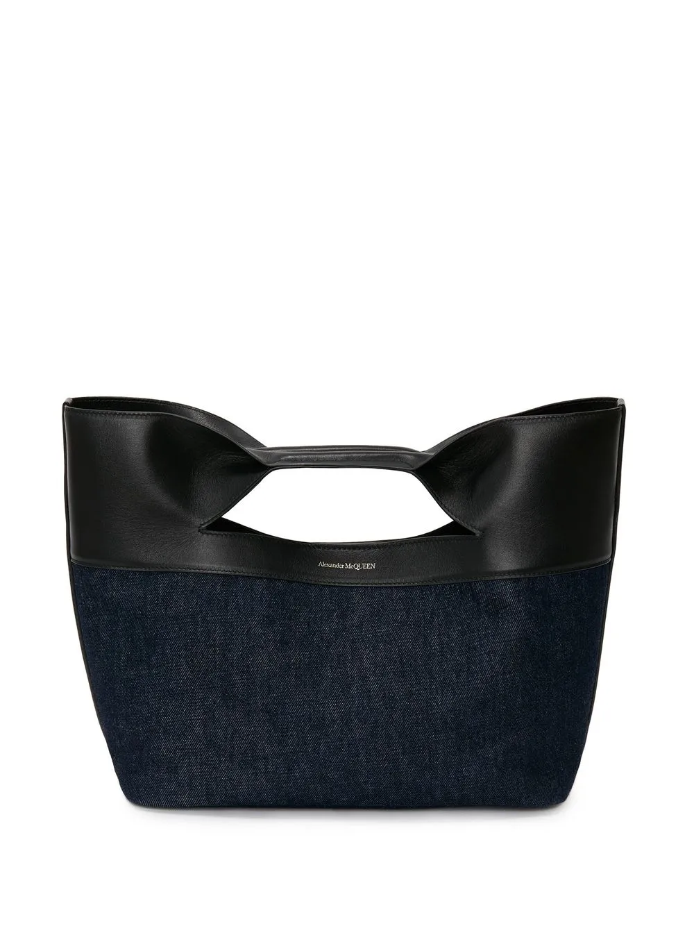 

Alexander McQueen tote The Bow - Negro