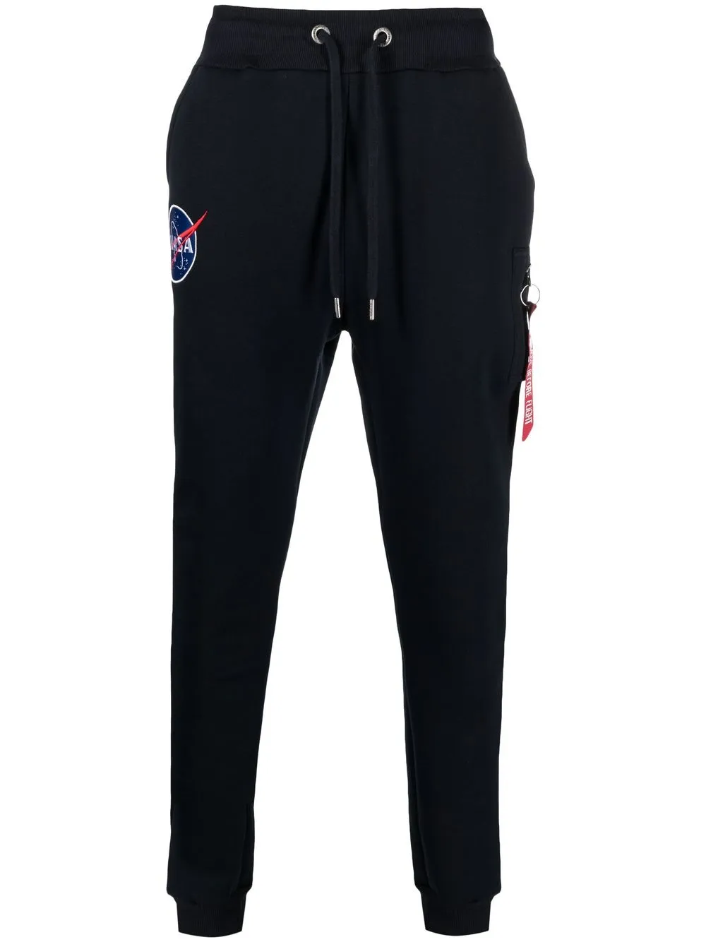 

Alpha Industries logo-patch track pants - Blue