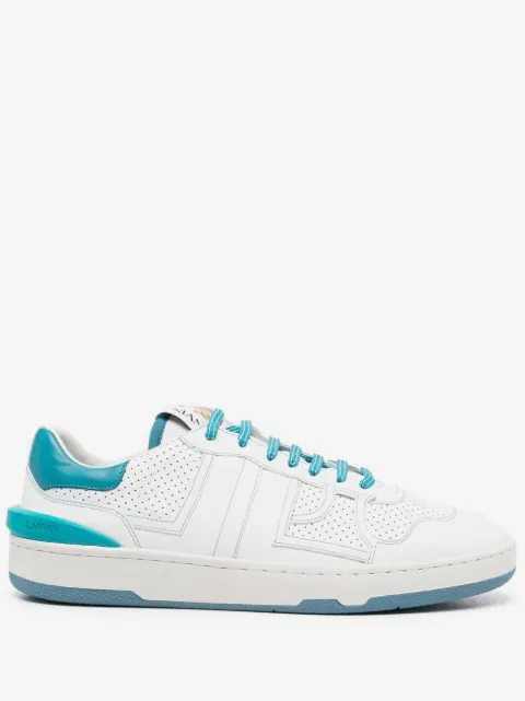 Lanvin perforated-panel leather sneakers