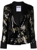 Moschino Pre-Owned 2010s Rock N Roll sequin-embellished blazer - Black