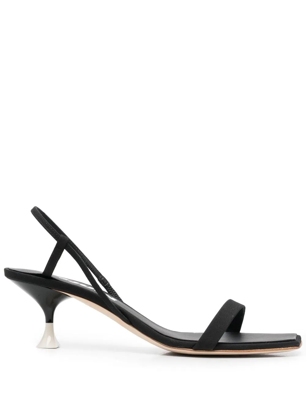 

3juin Capri 65mm sandals - Black