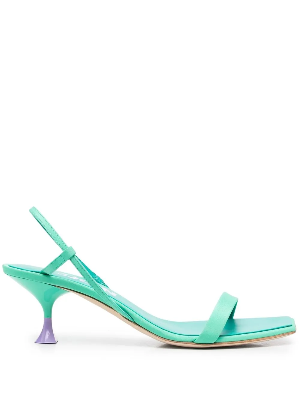 

3juin Capri 70mm sandals - Green