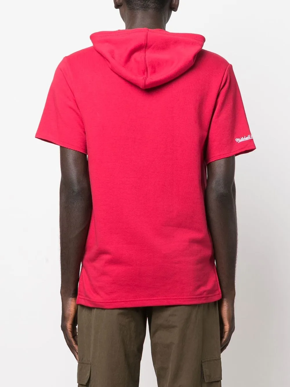 Logo-Print Short-Sleeved Hoodie