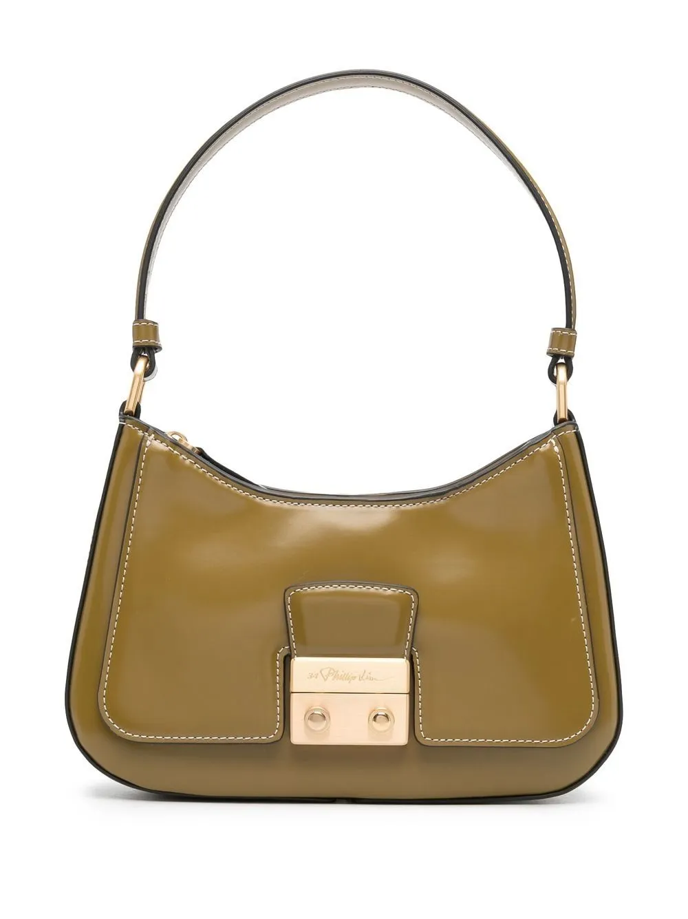 

3.1 Phillip Lim buckle-detail shoulder bag - Neutrals